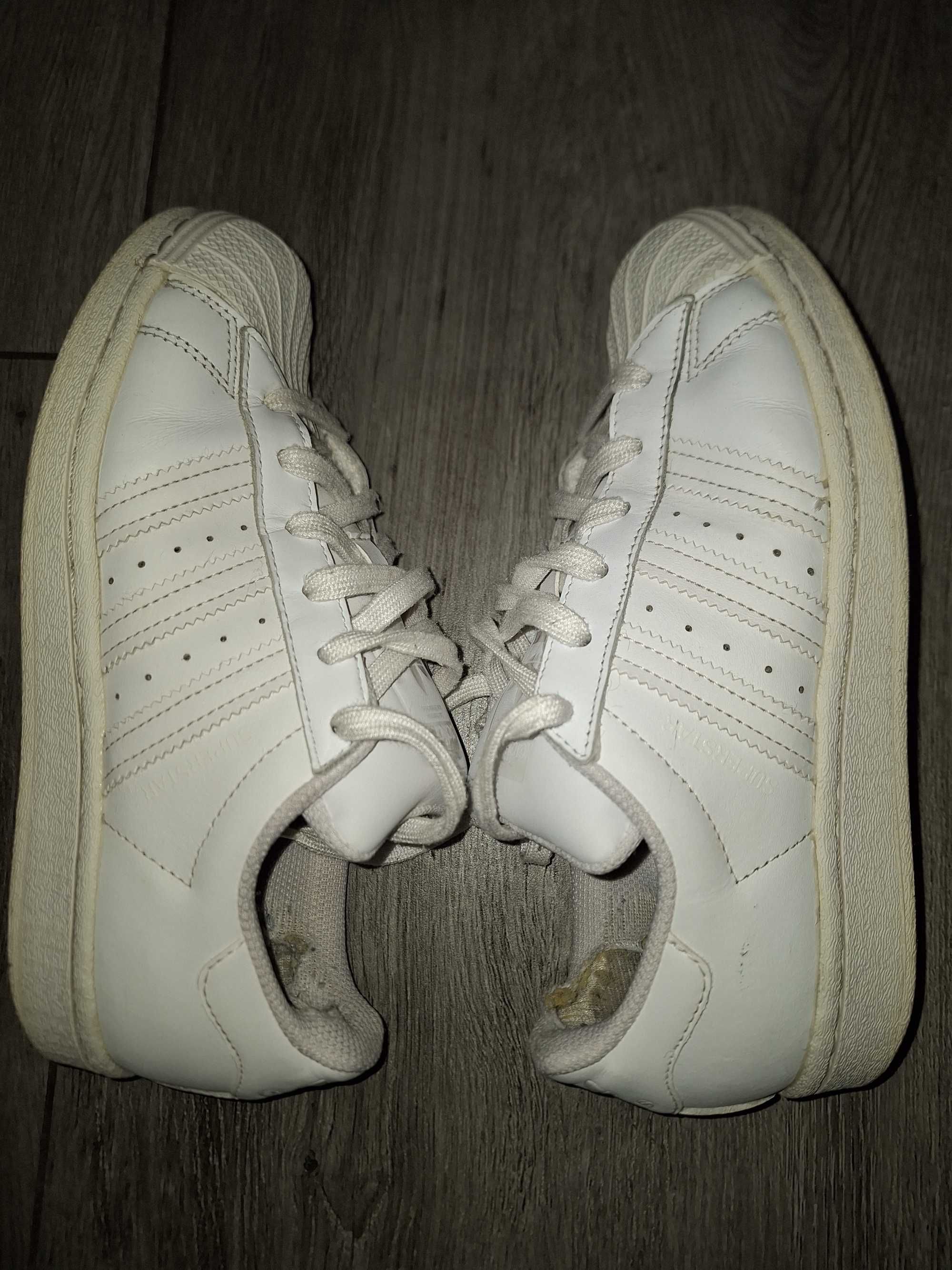 Adidas 36 superstar białe