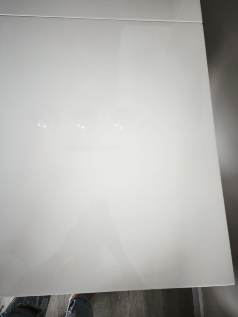Stół biały lakierowany rozkładany 80x120