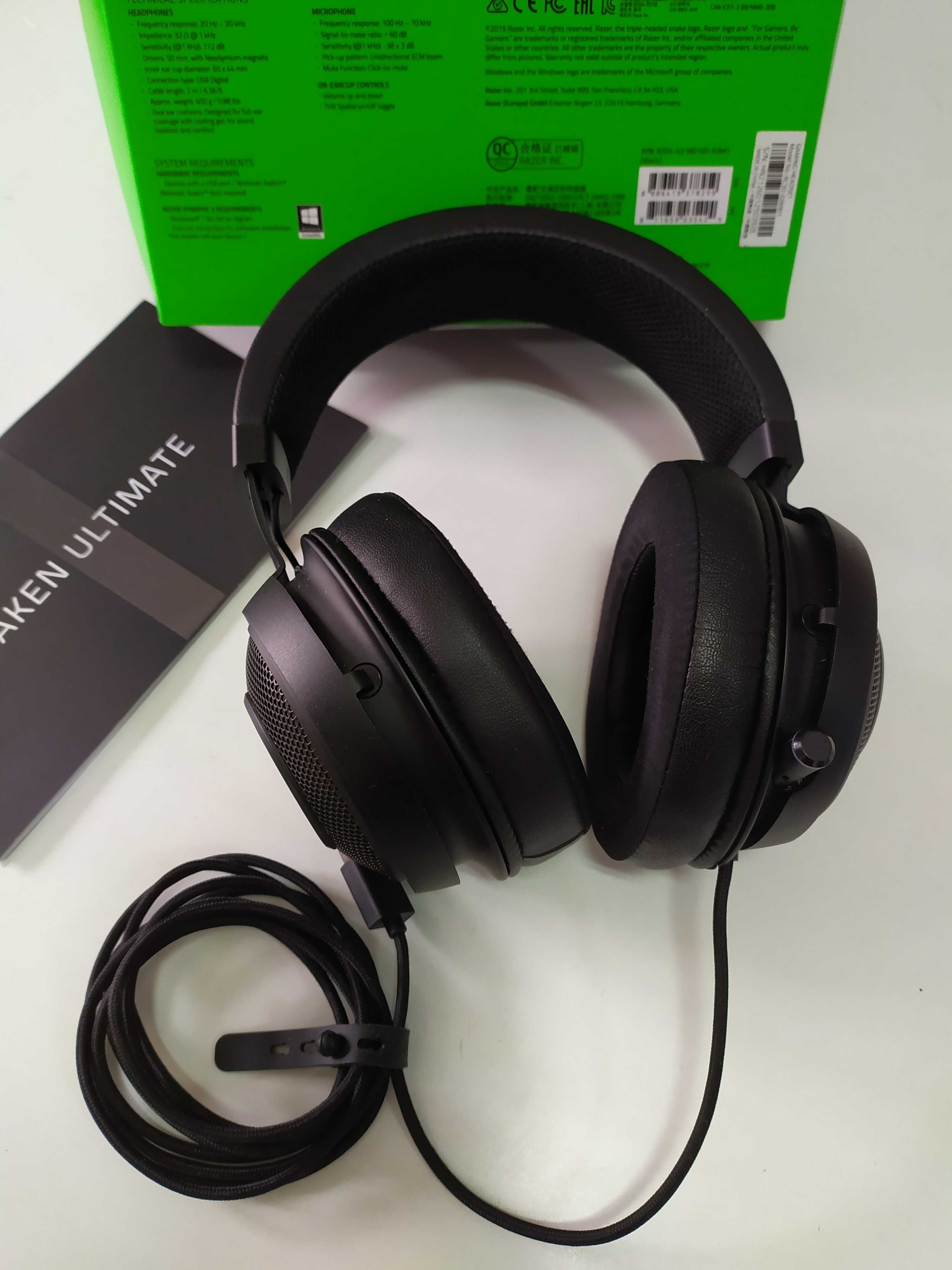 Auscultadores Razer Kraken Ultimate Gaming, impecável, por apenas: