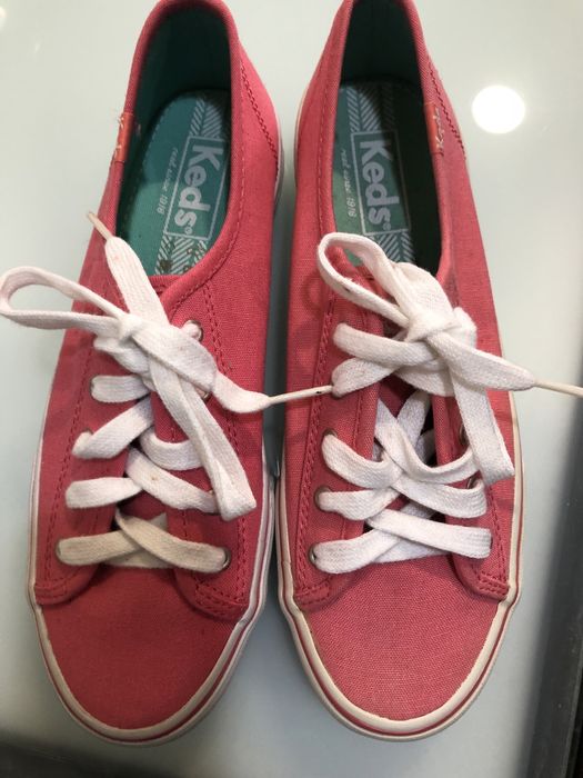Sapatilhas de lona coral Keds