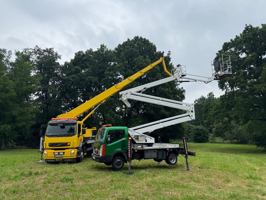 PODNOŚNIKI KOSZOWE Wynajem 23M 35M Zwyżki Wycinka Drzew