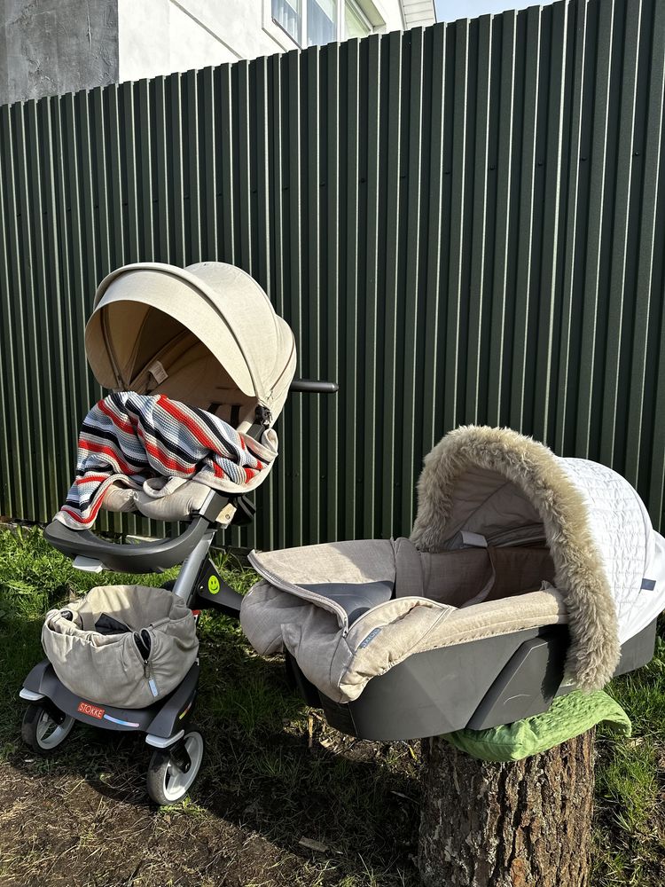 Коляска 3 в 1 stokke