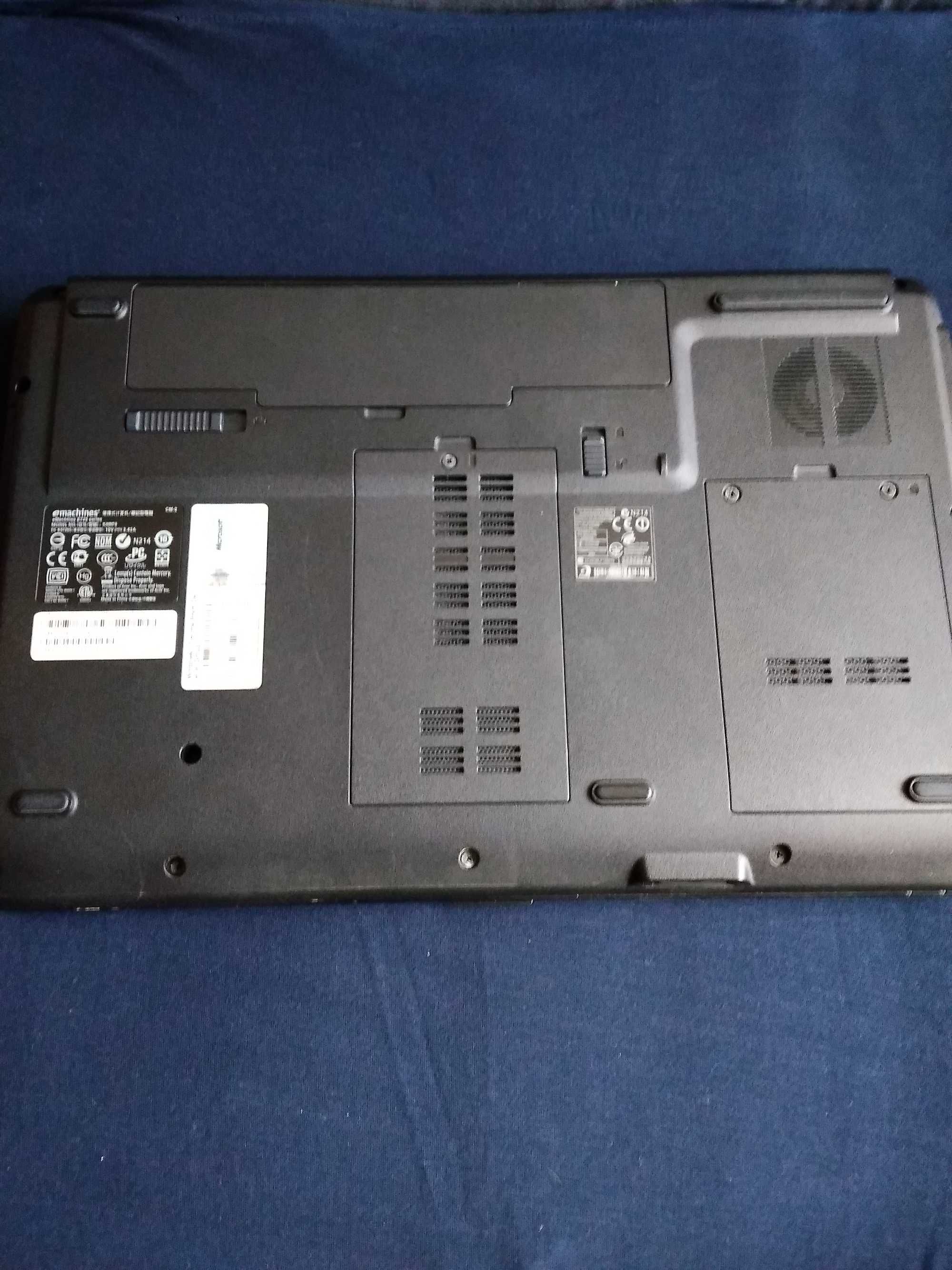 Sprawny laptop 15,6" Acer eMachines E 725 +Torba komputer notebook