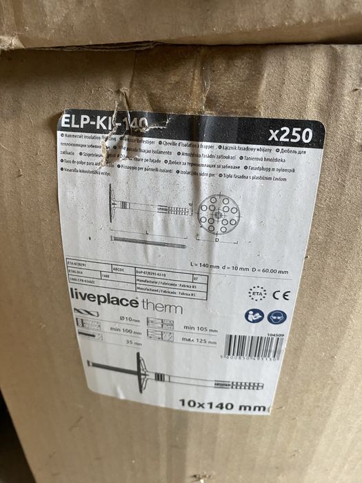 Bucha fixação isolamento