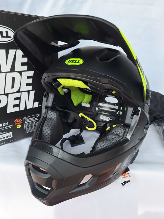 Kask rowerowy fullface Bell Super DH Mips Spherical Black L 58-62cm