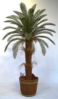 Piękna palma do ogrodu sztuczny Cykas 1,5m donica