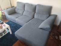 Sofa chaise long 3 lugares