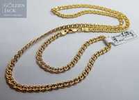 Złoty łańcuszek splot Monaliza złoto pr. 585 długość 55 cm waga 8,08 g