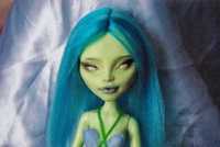 lalka monster high fairy elf ooak custom repaint