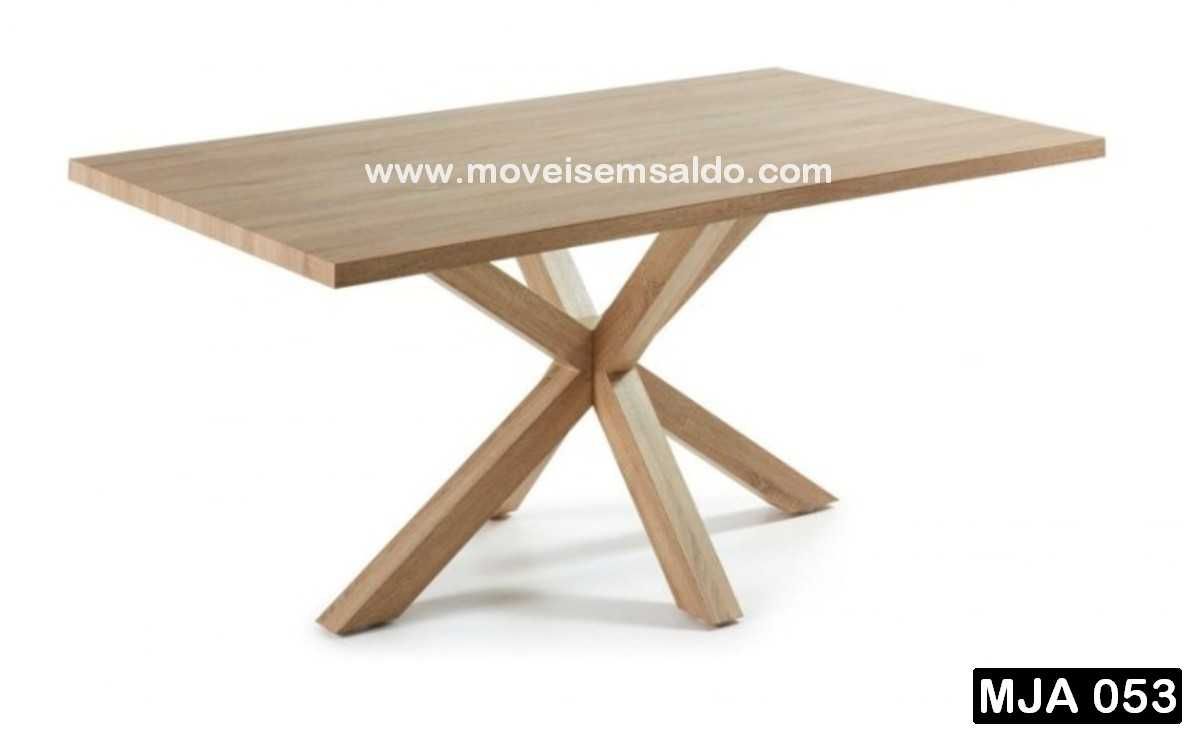 Mesa de Jantar Lacada - Fixa ou Extensível - Todas Medidas e Cores