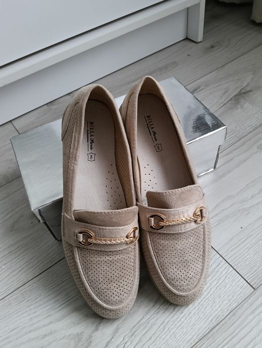 Nowe mokasyny firmy Bella Paris rozmiar 41