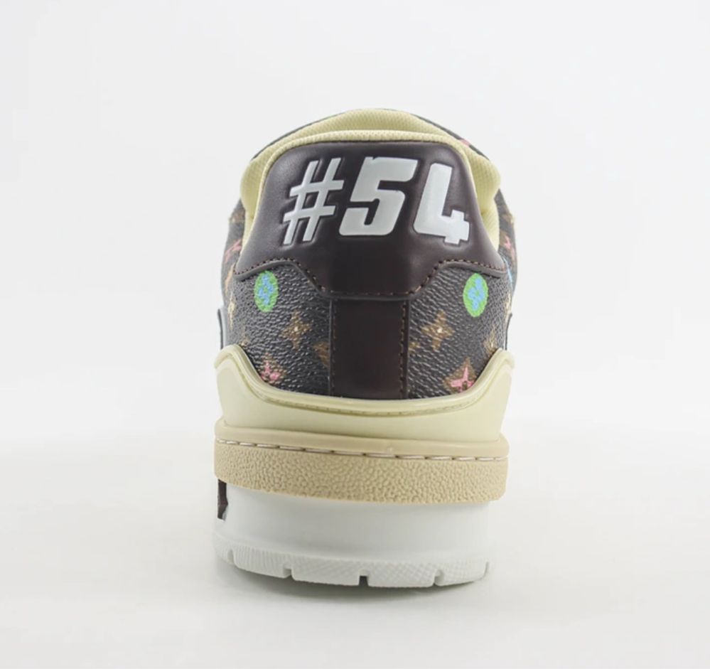 Louis Vuitton Trainer Marrom – Monograma Colorido