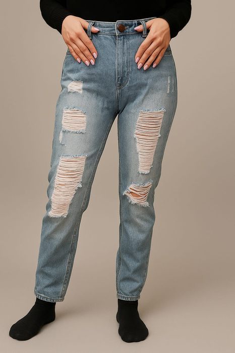 Spodnie damskie dżinsowy M