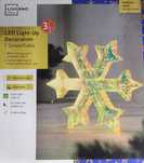 LIVARNO Home – Dekoracja 3D LED z Efektem Holograficznego Brokatu