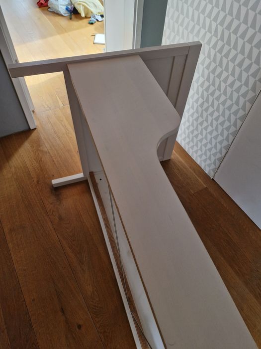 Sultan Lade białe łóżeczko dziecięce 160cm
