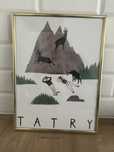 Plakat w ramie „Tatry” S. Szyrszeń-Jaskierska
