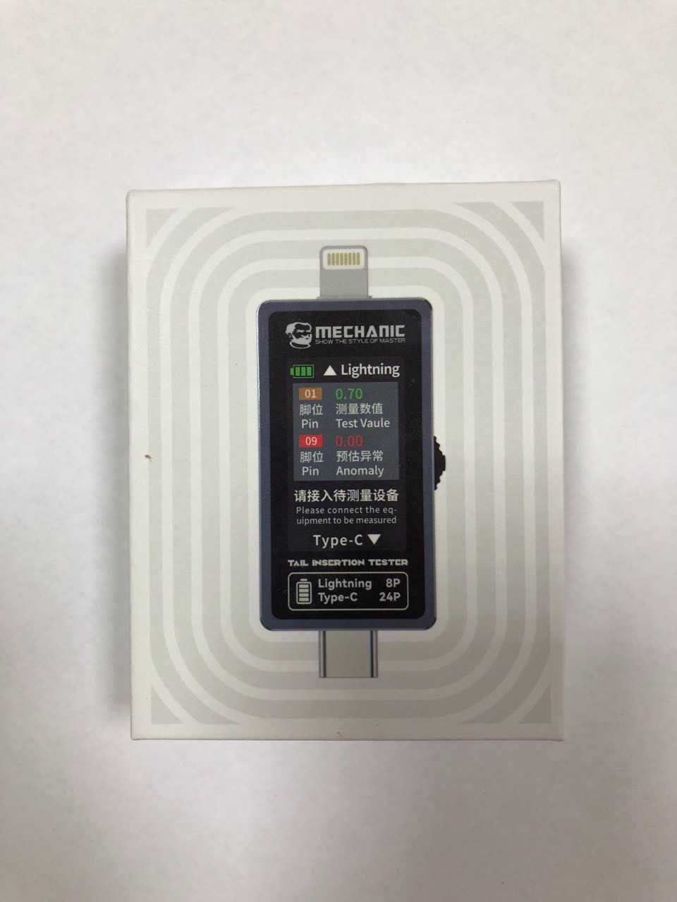 USB тестер Mechanic T-824 USB-C – Lightning