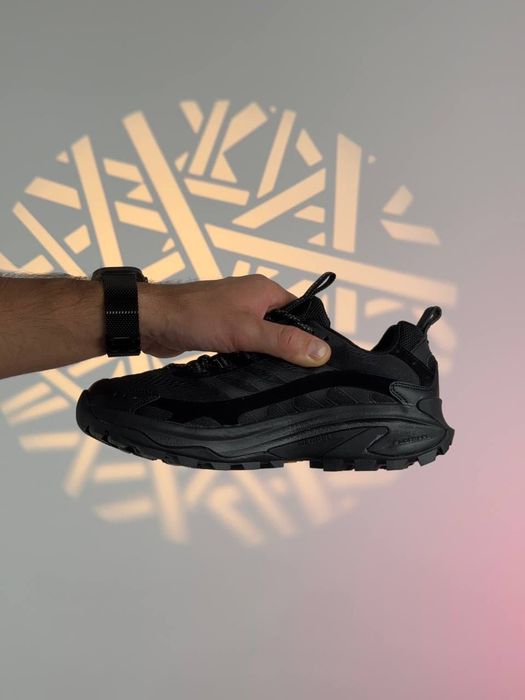 ТОП! Merrell Moab Speed 2 All Black 41 42 43 44 45 мерели чорні