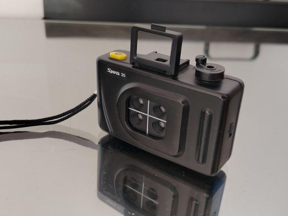 Aparat analogowy multi ekspozycja efektowy retro vintage