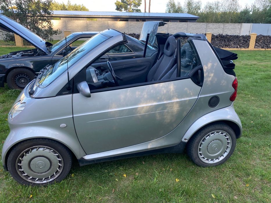Smart cabrio z nowym dachem