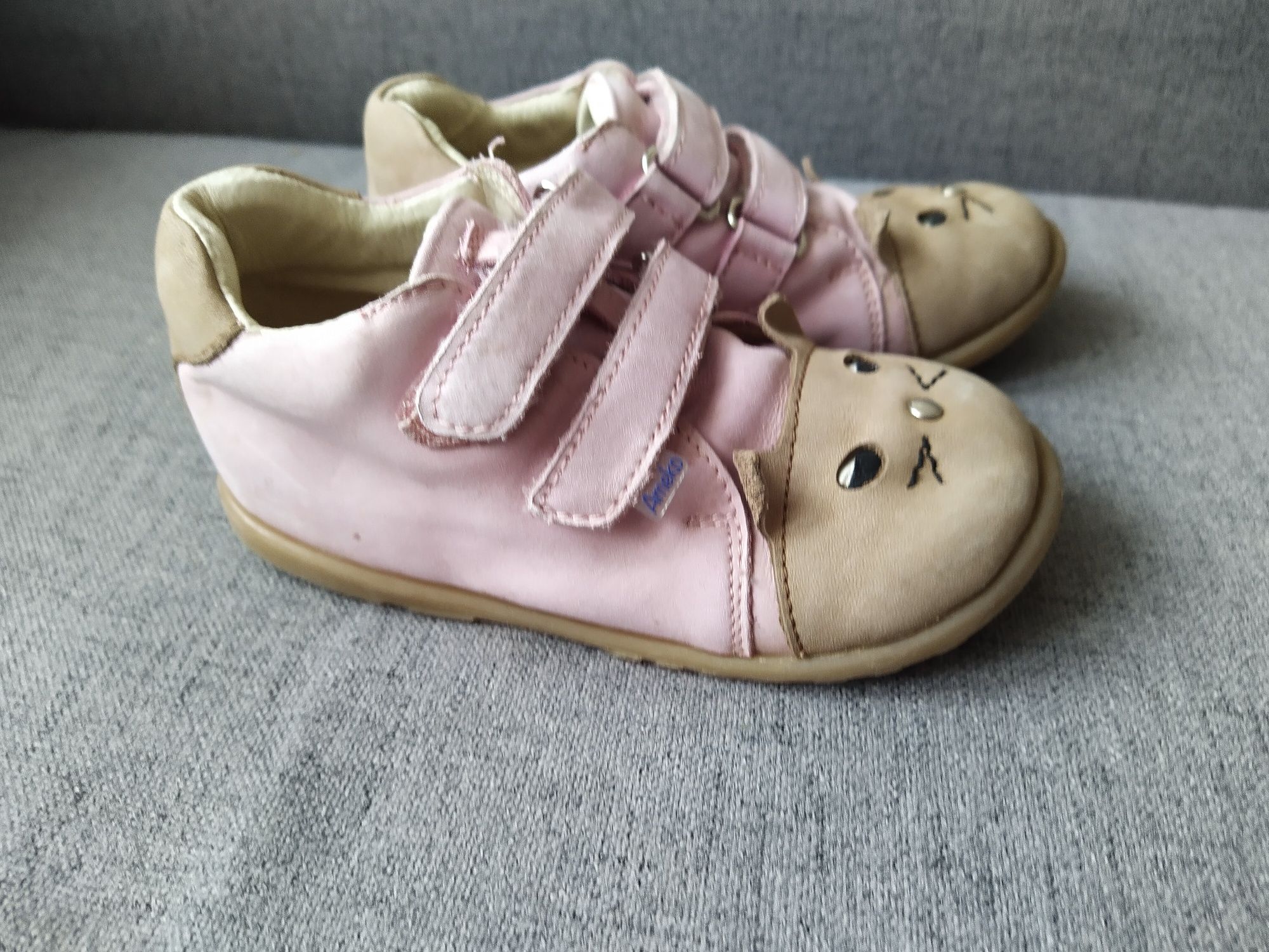 Buty Ameko r.25 buciki półbuty rozowe