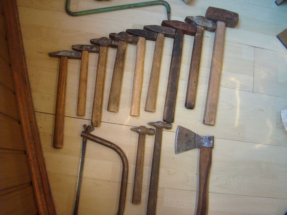 Молотки, гвоздодер, коловорот