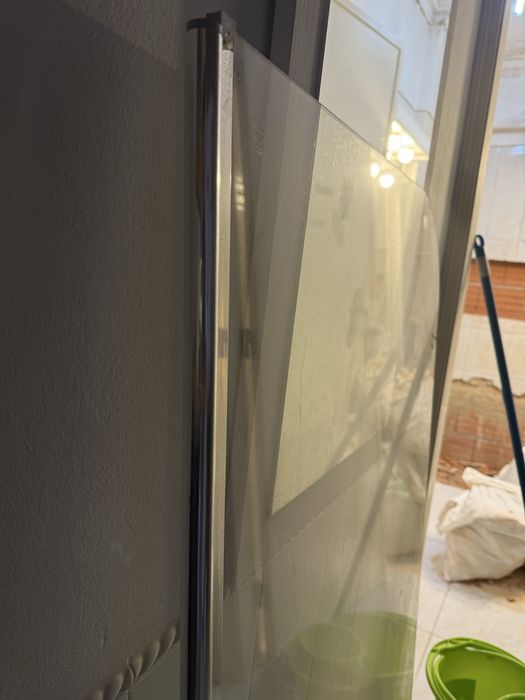 Vidro banheira Duche 1m