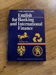 Zofia Kopestyńska English for banking and International Finance