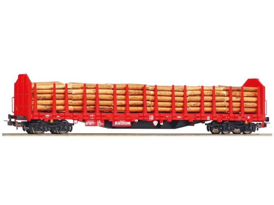 Вагон платформа 4-вісна з вантажем. Piko 72196. Пико НО 1:87. Нова