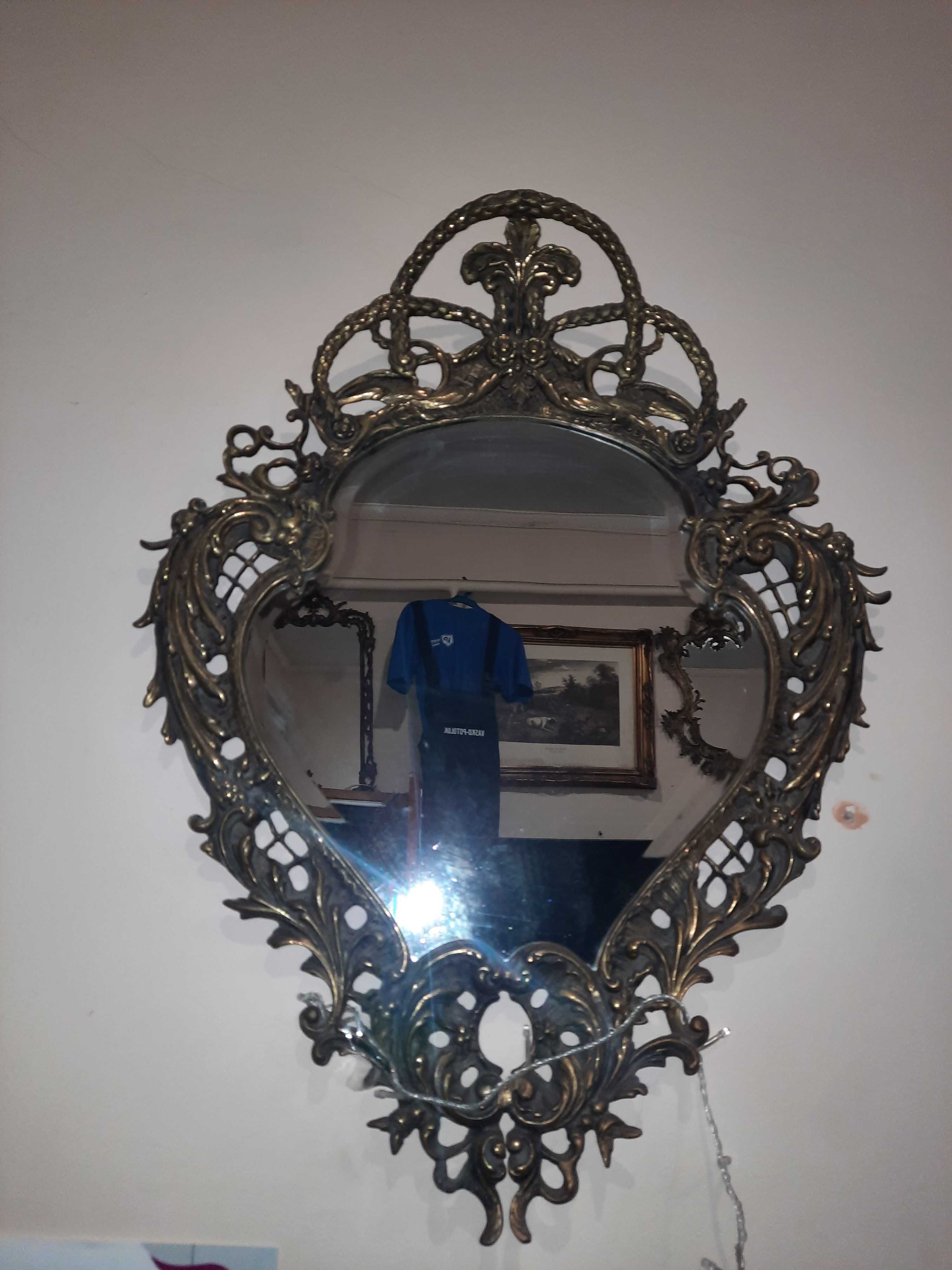 Зеркало бронзовое антикварное