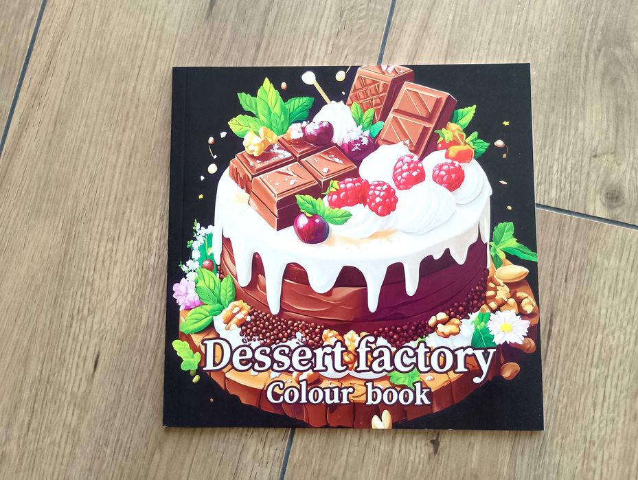 Dessert factory, Colour Book, kolorowanki dla dzieci i dorosłych