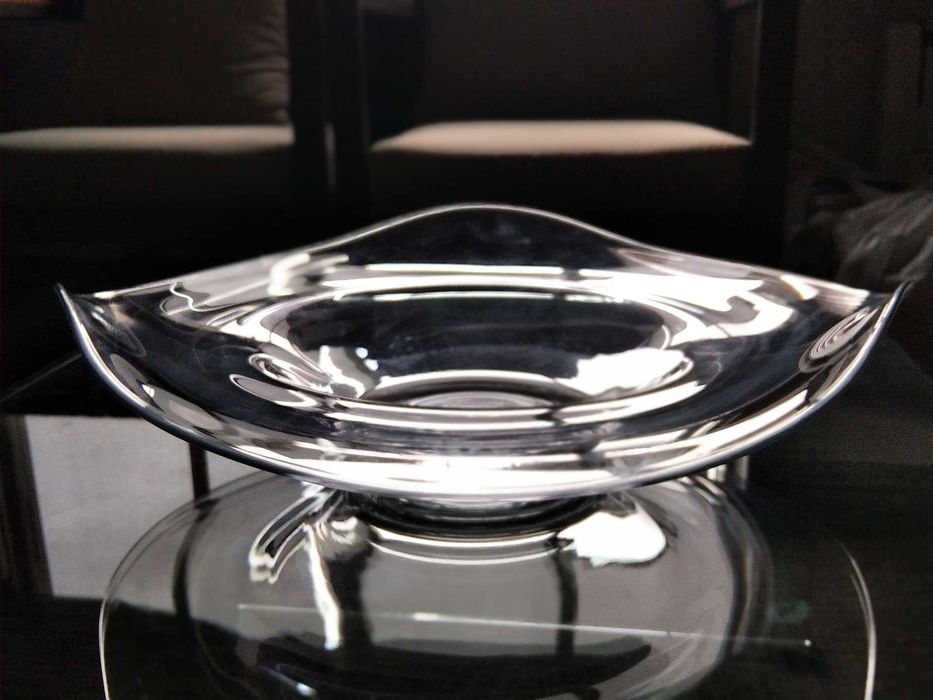 Prato de centro em vidro