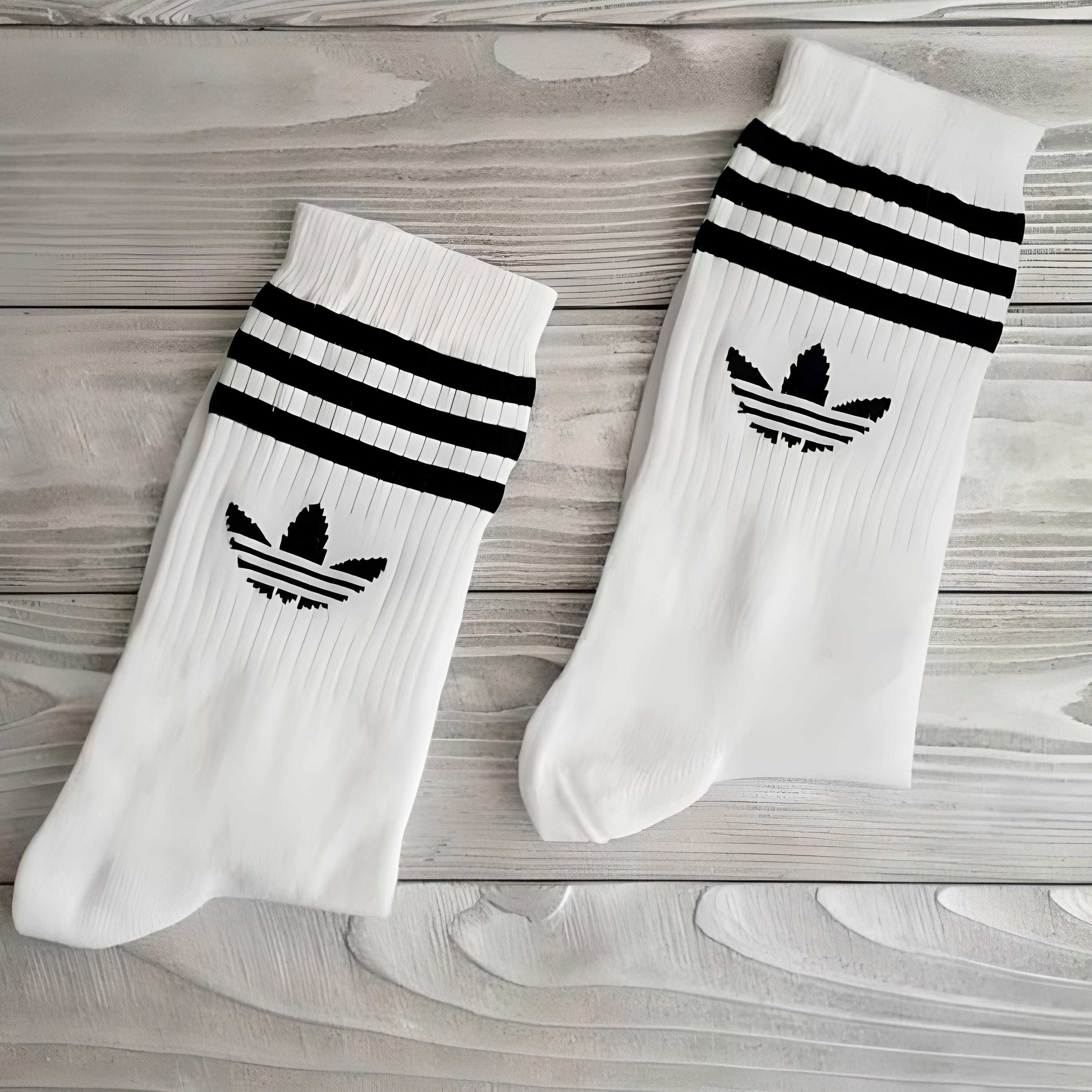 12 пар 250грн / Носки NIKE ADIDAS / Шкарпетки Найк ОПТ / Високі білі