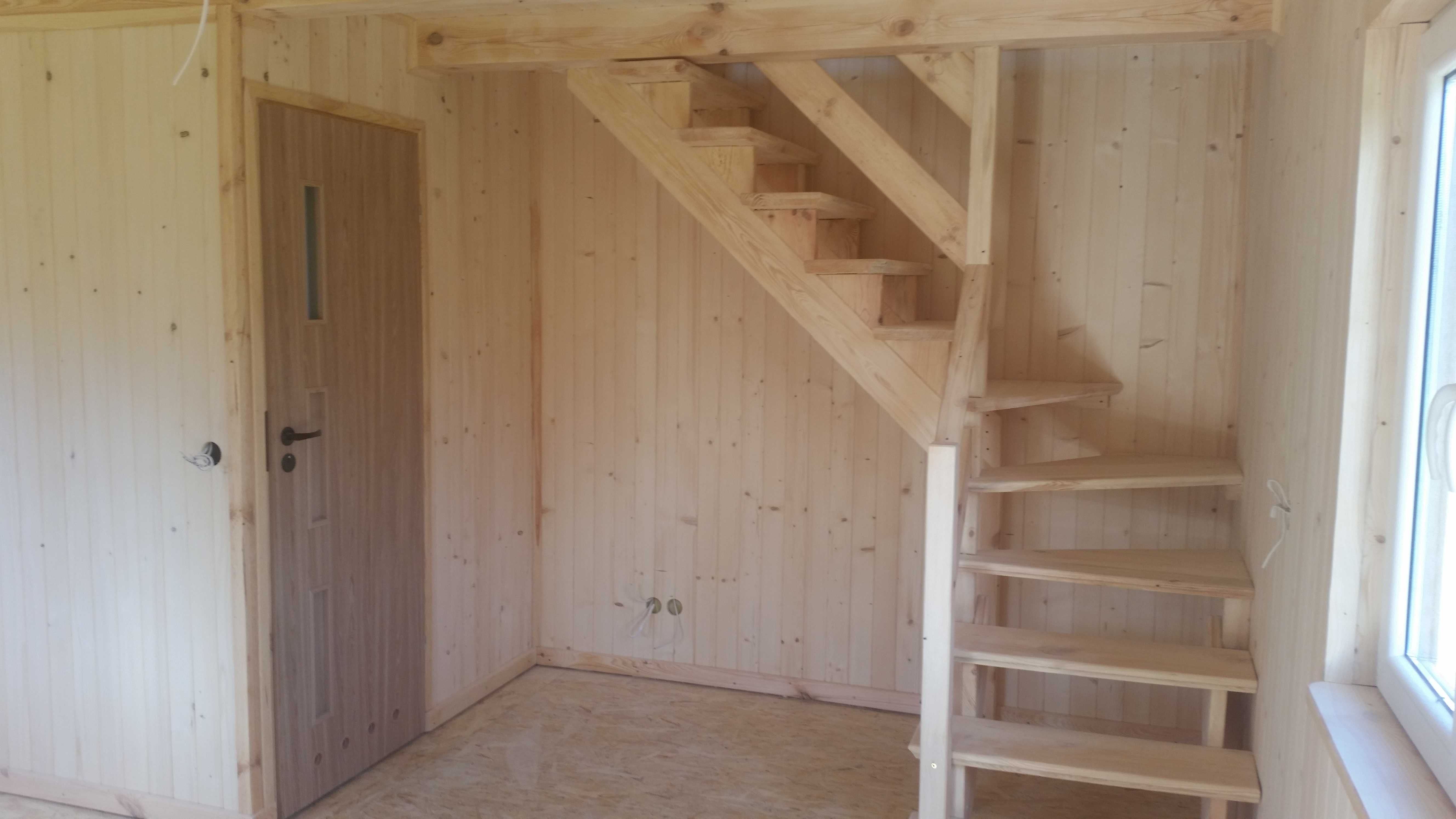 Domek letniskowy drewniany 5m x 5m plus 2m taras
