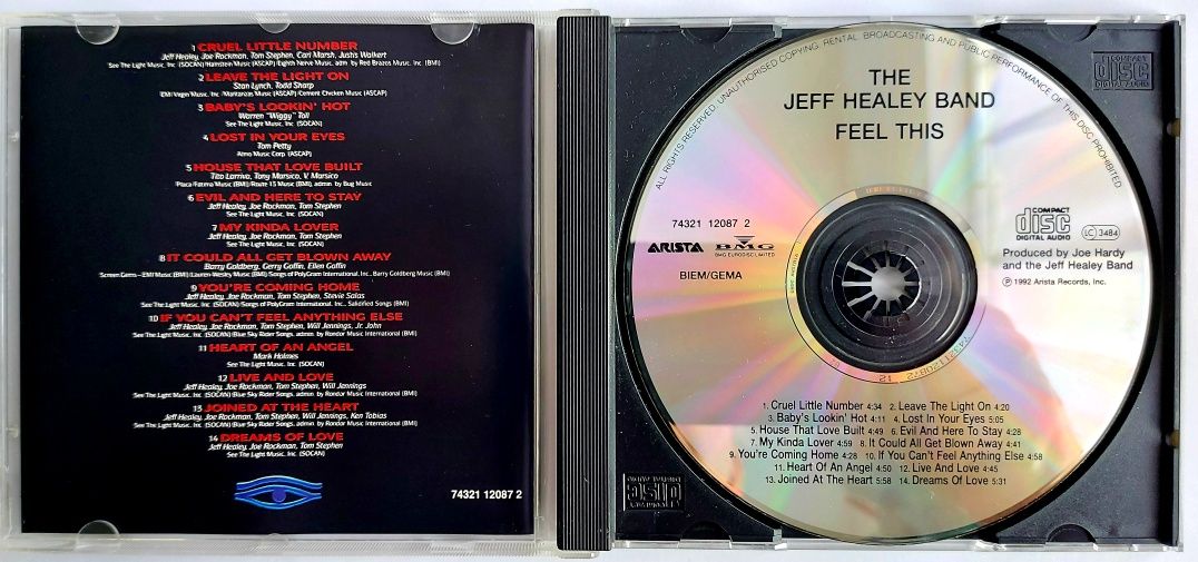 Jeff Healey Band Feel This 1992r
