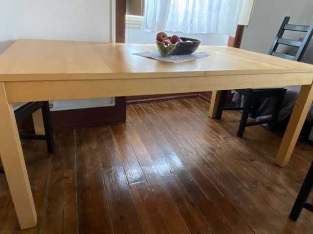 Mesa de refeição Ikea Bjursta bétula 175 cm, extensível