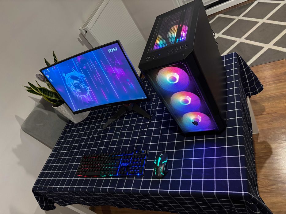 Zestaw MSI Do Gier i5 4x3.5Ghz/GTX1060/Ram-32GB/SSD+1TB/MSI 24' 144HZ