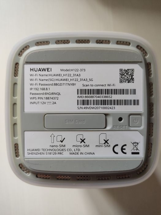 Ruter HUAWEI 5G CPE Pro 2  H122-373