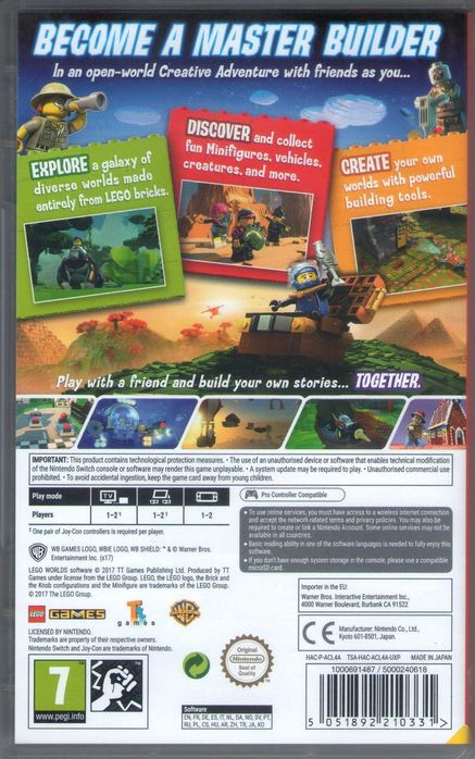Lego Worlds Nintendo Switch
