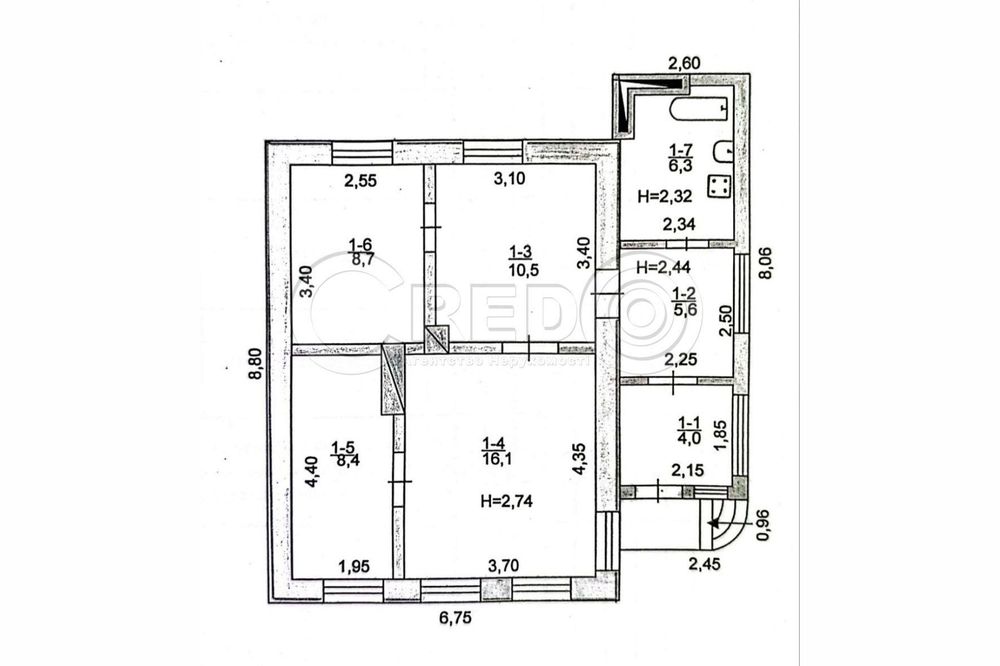Продаж будинку з великою ділянкою. провулок Дежнева.