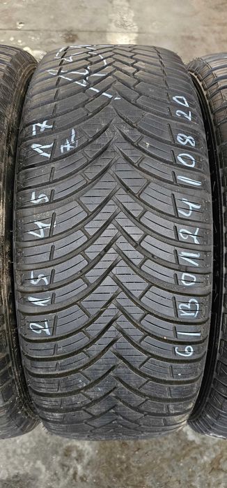 2szt opony całoroczne używane 215/45R17 Kleber Quadraxer 2  W-wa
