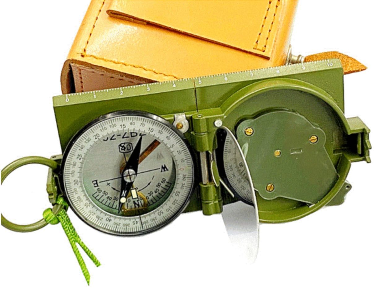 Професійний армійський компас із курвіметром