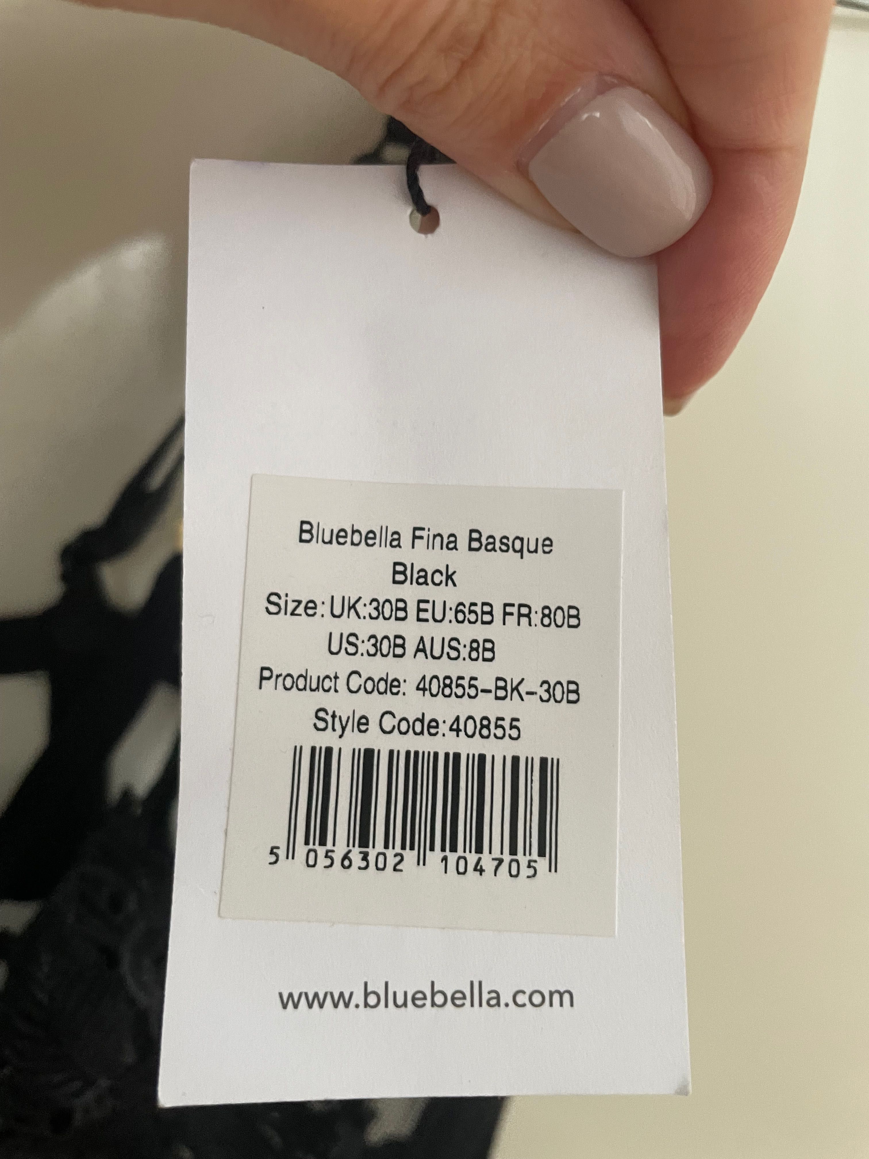 Body Bluebella 65 B plus majtki model FINA BASQUE