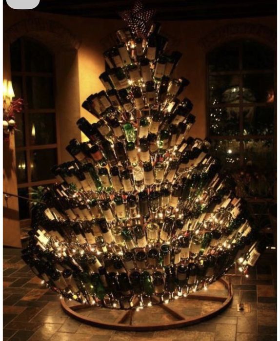Árvore de Natal de Vinho Luxo