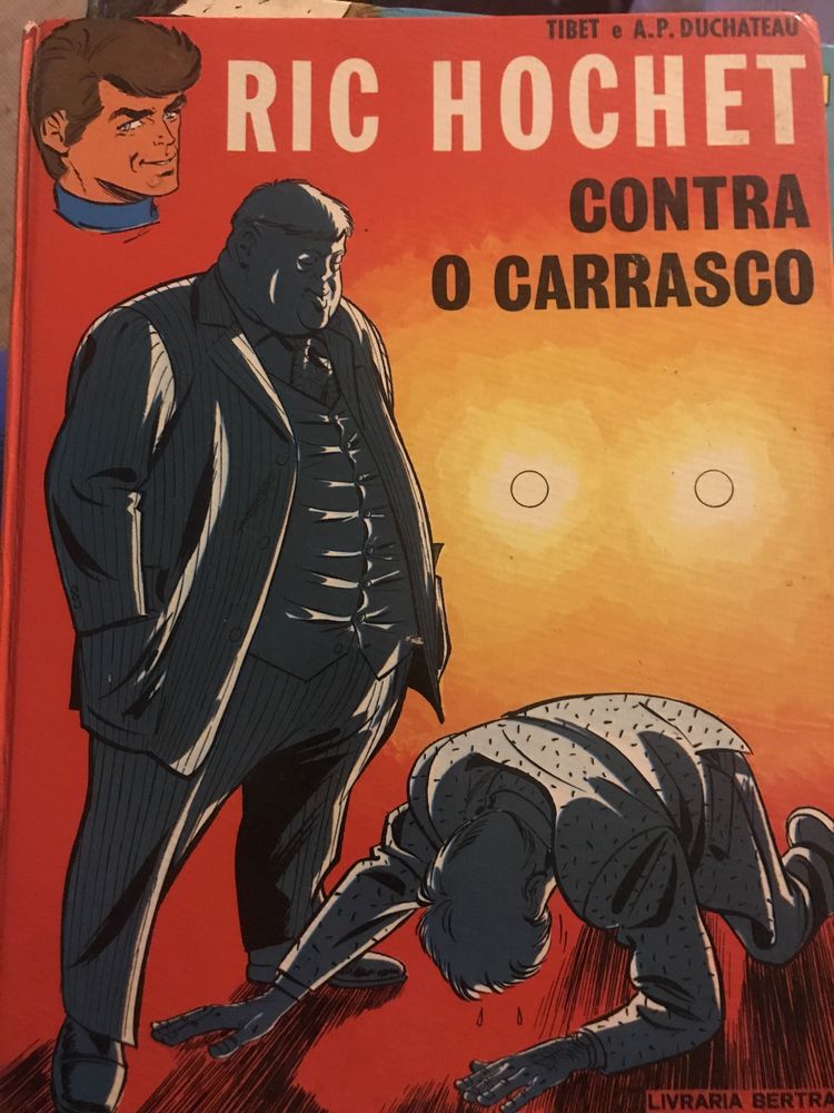 Livro do Tim Tim e três de Ric Hochet