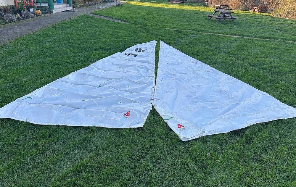 Żagle jak nowe - dakronowy komplet grot+fok