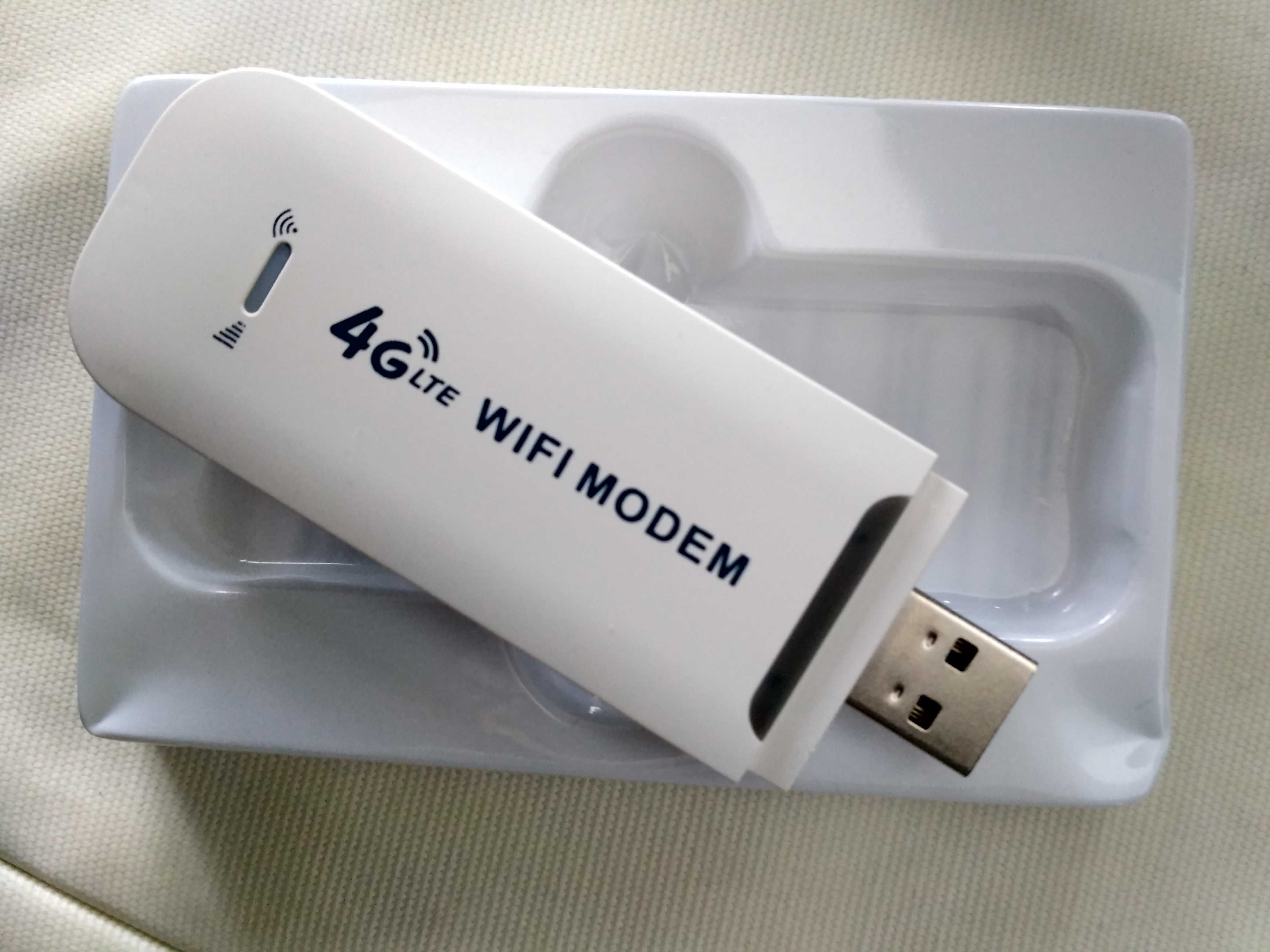 USB wifi 4g lte 3g модем раздает интернет достаточно подать питание