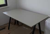 Blat IKEA Trotten beżowy 140x80