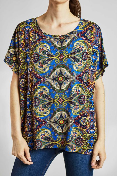 Bluzka , modna miła w dotyku OVERSIZE