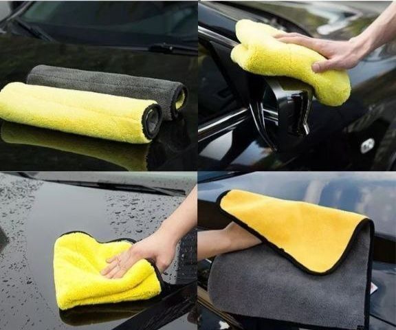 Рушник для автомобіля з мікрофібри.